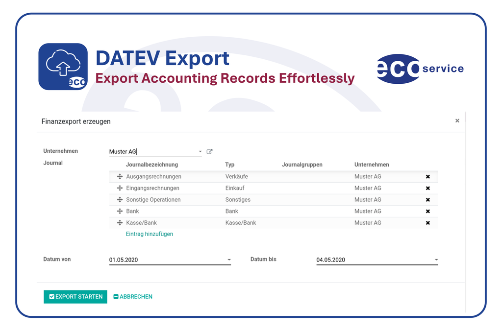 DATEV Export